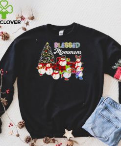 Christmas Snowman Blessed Mommom Christmas Sweater Shirt