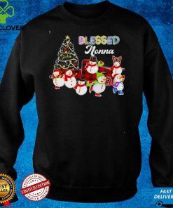 Christmas Snowman Blessed Nonna Grandma Christmas Sweater Shirt
