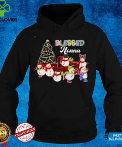 Christmas Snowman Blessed Nonna Grandma Christmas Sweater Shirt