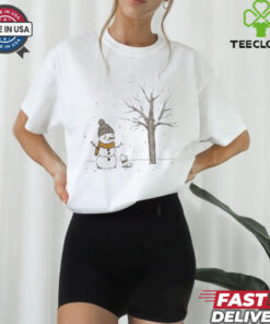 Christmas Snowman Dog Shirt