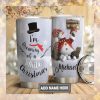 Christmas Snowman Personalized Tumbler