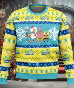 Christmas Spongebob Nickelodeon Ugly Christmas Sweaters 3D Super Hot