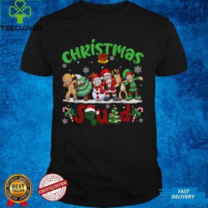 Christmas Squad Santa Reindeer Snowman Funny Xmas T Shirt
