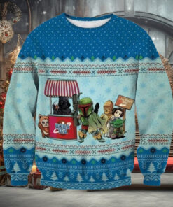 Christmas Star Wars Ugly Sweater, Magic Kingdom Shirt, Darth Vader And Boba Fett Christmas Sweatshirt, Disney Trip Tee, Gift For Fan