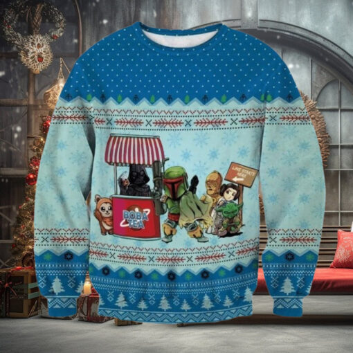 Christmas Star Wars Ugly Sweater, Magic Kingdom Shirt, Darth Vader And Boba Fett Christmas Sweatshirt, Disney Trip Tee, Gift For Fan