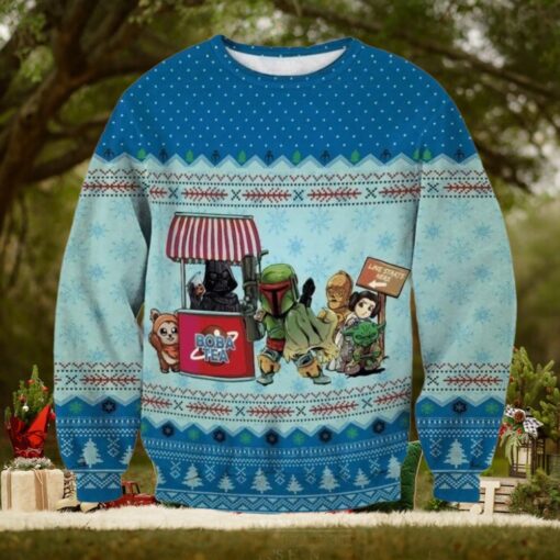 Christmas Star Wars Ugly Sweater, Magic Kingdom Shirt, Darth Vader And Boba Fett Christmas Sweatshirt, Disney Trip Tee, Gift For Fan