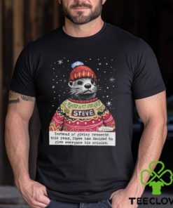 Christmas Steve Funny Otter T Shirt