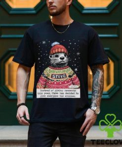 Christmas Steve Funny Otter T Shirt