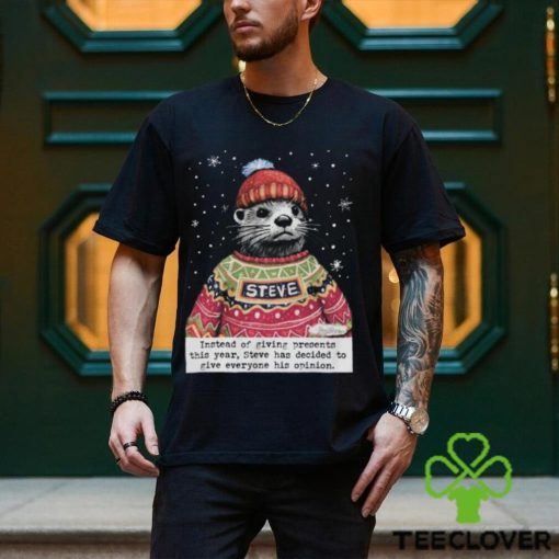 Christmas Steve Funny Otter T Shirt