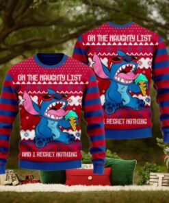 Christmas Stitch Ugly Sweater, Lilo And Stitch Holiday Sweater