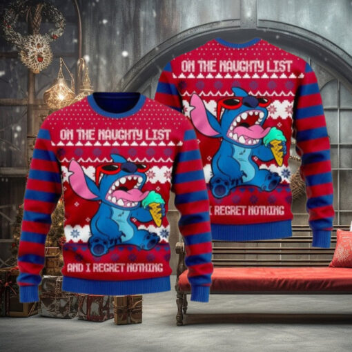 Christmas Stitch Ugly Sweater, Lilo And Stitch Holiday Sweater