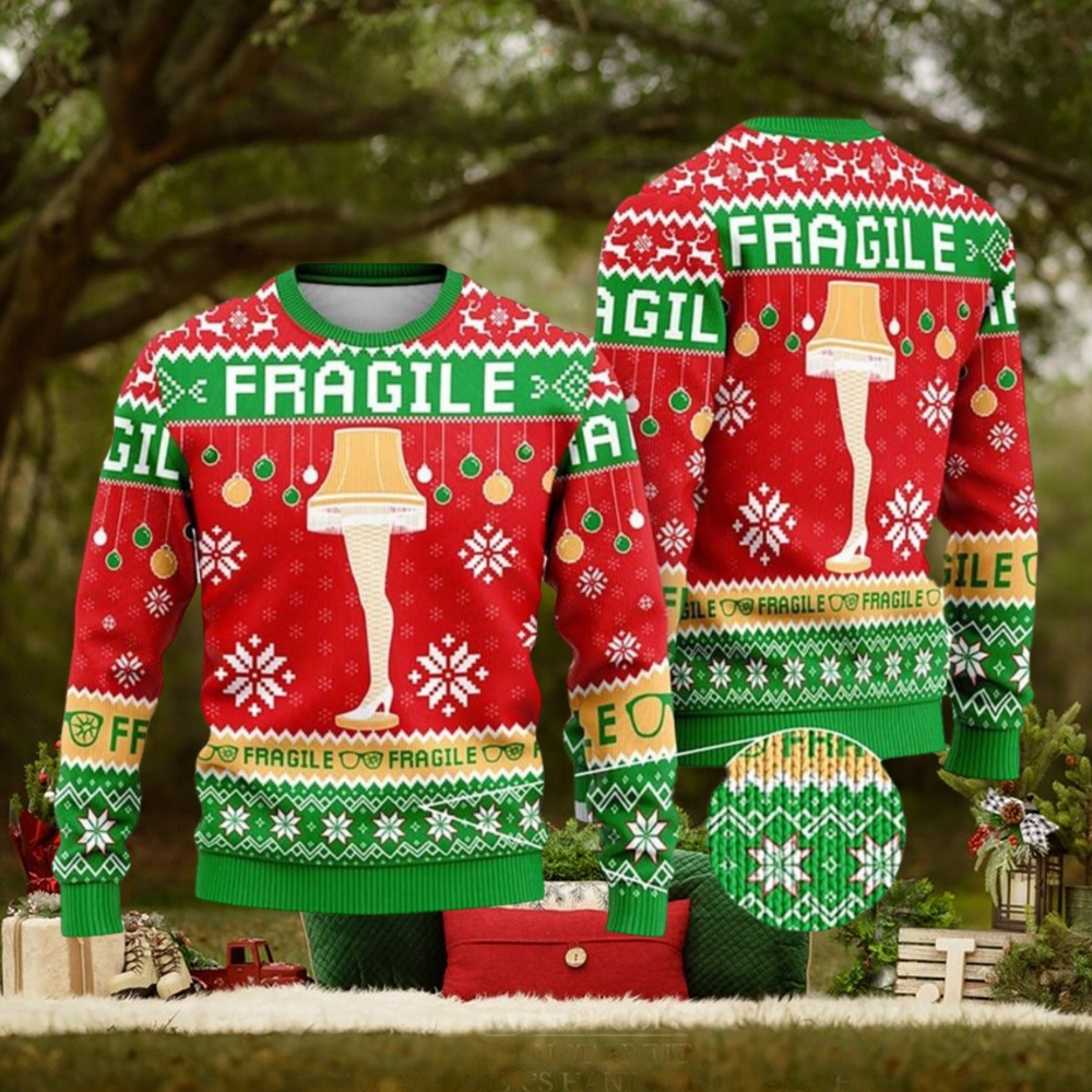 Christmas Story Fragile Ralphie Parker Christmas Movie Christmas Party 3D Sweater Christmas Story Fragile Ralphie Parker Christmas Movie Christmas Party 3D Sweater