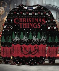 Christmas Stranger Things Ugly Sweater For Woman