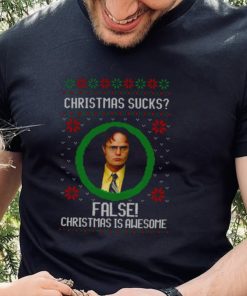 Christmas Sucks Dwight Schrute False Christmas Is Awesome hoodie, sweater, longsleeve, shirt v-neck, t-shirt