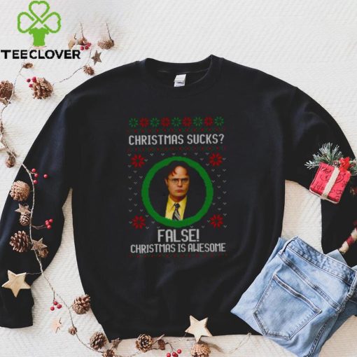 Christmas Sucks Dwight Schrute False Christmas Is Awesome hoodie, sweater, longsleeve, shirt v-neck, t-shirt