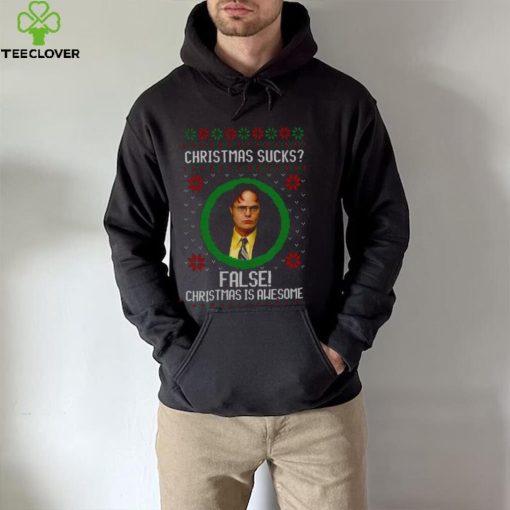 Christmas Sucks Dwight Schrute False Christmas Is Awesome hoodie, sweater, longsleeve, shirt v-neck, t-shirt