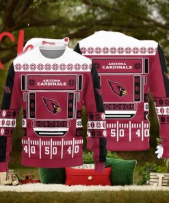 Christmas Sweater Arizona Cardinals Christmas Ball Snowfalke Pattern 3D Sweater
