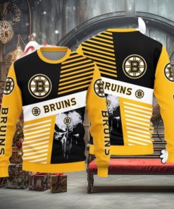 Christmas Sweater Boston Bruins Skull Pattern Limited Edition 3D Sweater