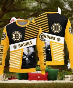 Christmas Sweater Boston Bruins Skull Pattern Limited Edition 3D Sweater
