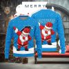 Dog Pointer Santa On Highway Ugly Christmas Sweater Funny Gift For Men And Women Family Holidays