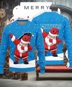 Christmas Sweater Carolina Panthers Dab Santa Limited Edition 3D Sweater