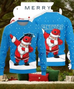 Christmas Sweater Carolina Panthers Dab Santa Limited Edition 3D Sweater