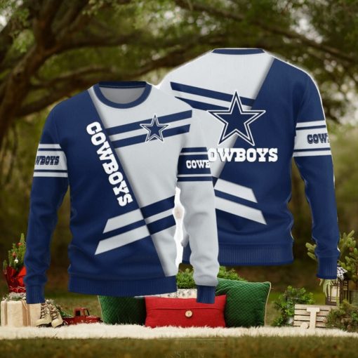 Christmas Sweater Dallas Cowboys Basic Pattern Limited Edition 3D Sweater