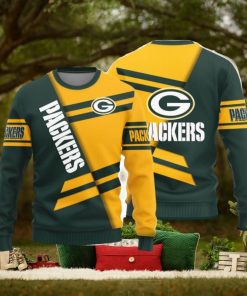 Christmas Sweater Green Bay Packers Basic Pattern Limited Edition 3D Sweater