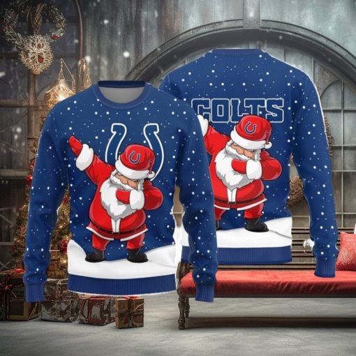 Christmas Sweater Indianapolis Colts Dab Santa Limited Edition 3D Sweater