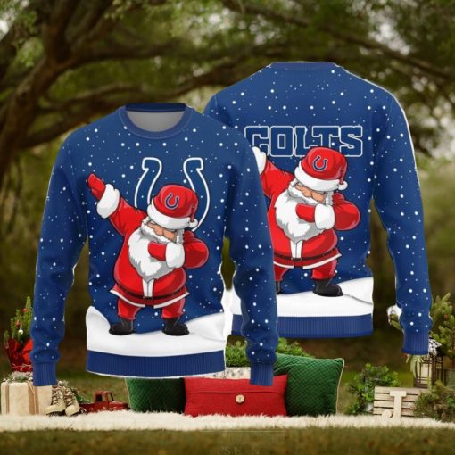 Christmas Sweater Indianapolis Colts Dab Santa Limited Edition 3D Sweater
