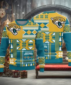 Christmas Sweater Jacksonville Jaguars Christmas Snowflakes Pattern Limited Edition 3D Sweater
