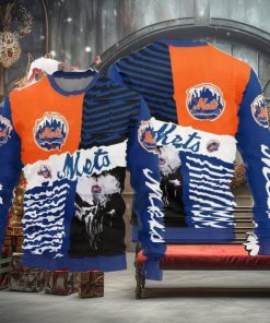 Christmas Sweater York Mets Skull Pattern Limited Edition 3D Sweater