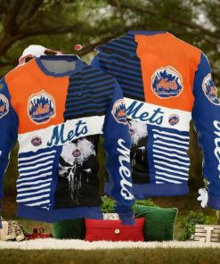 Christmas Sweater York Mets Skull Pattern Limited Edition 3D Sweater