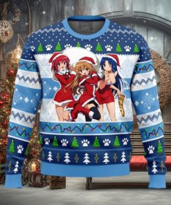 Christmas Taiga Minori and Ami Toradora Ugly Christmas Sweater