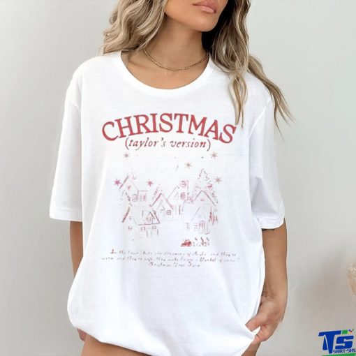 Christmas Taylor’s Version In The Town Kids Are Dreaming Of Sleighs shirt shirt