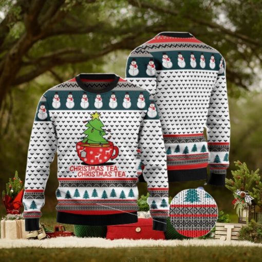 Christmas Tea Ugly Christmas Sweater AOP All Over Printed Sweater