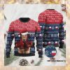 Christmas Texas Boxing Longhorn Ugly Sweater For Texas People On Christmas Days