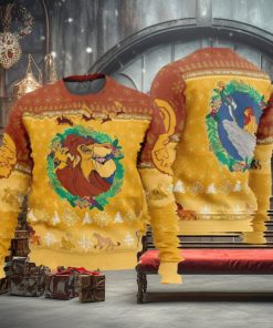 Christmas The Lion King Disney Ugly Christmas Sweater Gift For Holiday 2024