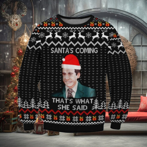 Christmas The Office Ugly Sweater, Michael Scott Christmas Shirt, Family Christmas Sweater, Retro Christmas Movie Shirt, Gift For Fan