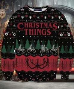 Christmas Things Unisex Wool Sweater Ugly Christmas Sweater 3D
