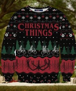 Christmas Things Unisex Wool Sweater Ugly Christmas Sweater 3D