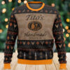 Jim Beam Sweater, Whiskey Ugly Christmas Sweater, Whiskey Lover Xmas Sweater, Alcoholic Beverage Sweater