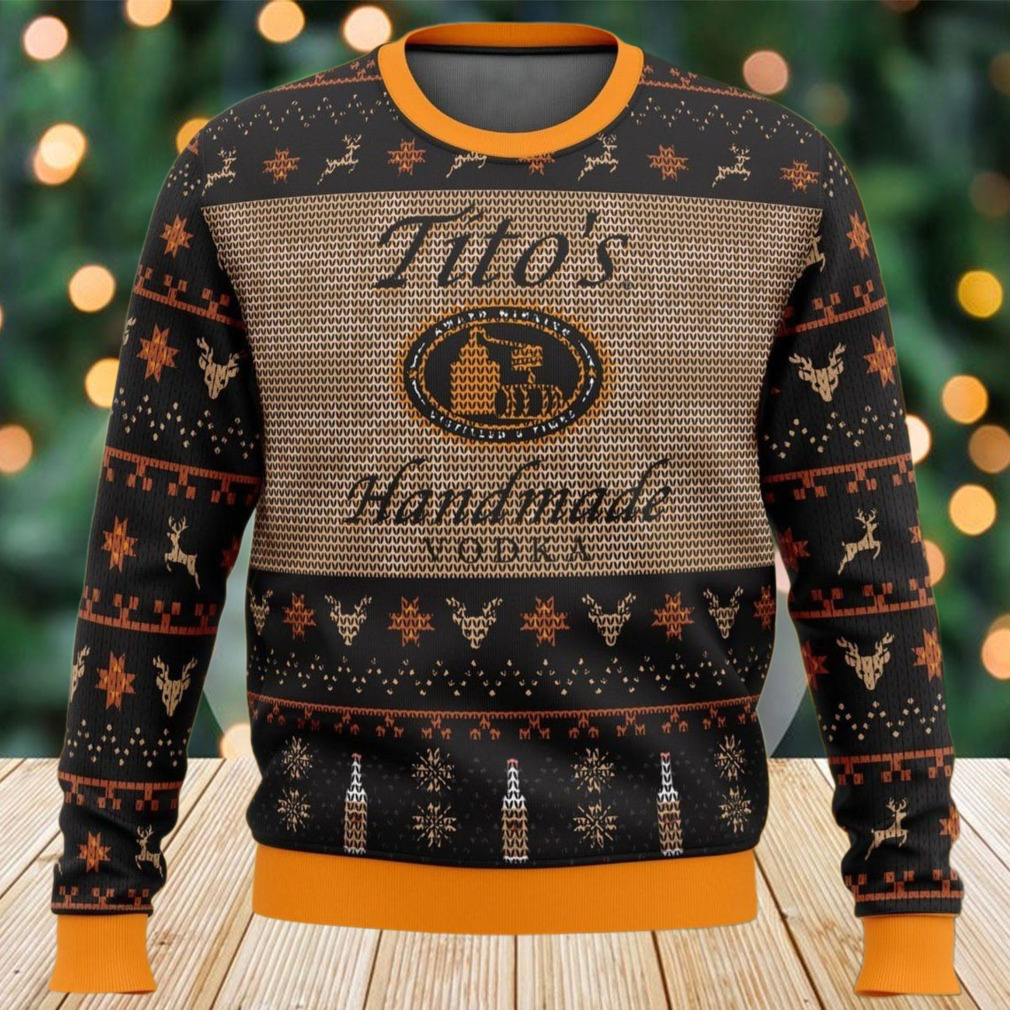 Christmas Tito's Handmade Vodka Ugly Sweater, Tito's Whisky Sweater, Holiday Sweater, Sweater For Men And Women Christmas Tito's Handmade Vodka Ugly Sweater, Tito's Whisky Sweater, Holiday Sweater, Sweater For Men And Women