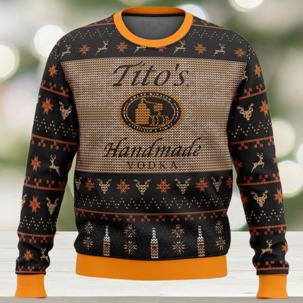 Christmas Tito's Handmade Vodka Ugly Sweater, Tito's Whisky Sweater, Holiday Sweater, Sweater For Men And Women Christmas Tito's Handmade Vodka Ugly Sweater, Tito's Whisky Sweater, Holiday Sweater, Sweater For Men And Women