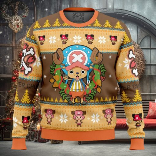 Christmas Tony Chopper One Piece Manga Anime Ugly Christmas Sweater