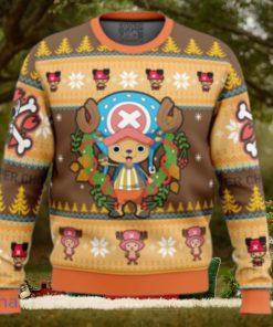 Christmas Tony Chopper One Piece Ugly Christmas Sweater 3D Gift Christmas Funny