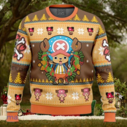 Christmas Tony Chopper One Piece Ugly Christmas Sweater 3D Gift Christmas Funny