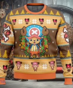 Christmas Tony Chopper One Piece Ugly Christmas Sweater 3D Gift Christmas Funny