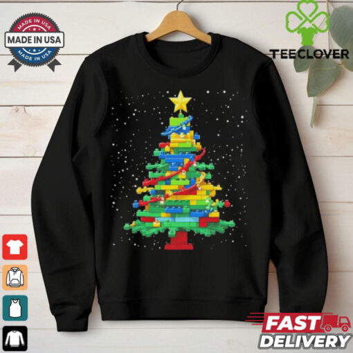 Christmas Tree Block Brick Building Shirt