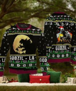 Christmas Tree From All Godzillas Sweater